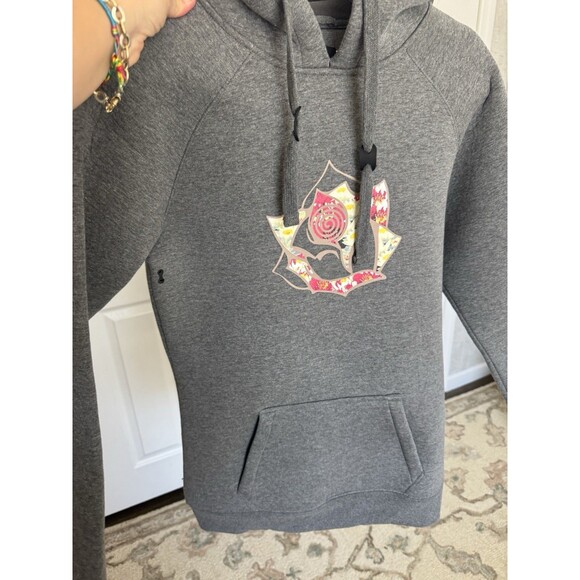 NWOT CG Habitats Large Womens Gray Hoodie Cotton Blend Long - Picture 5 of 8